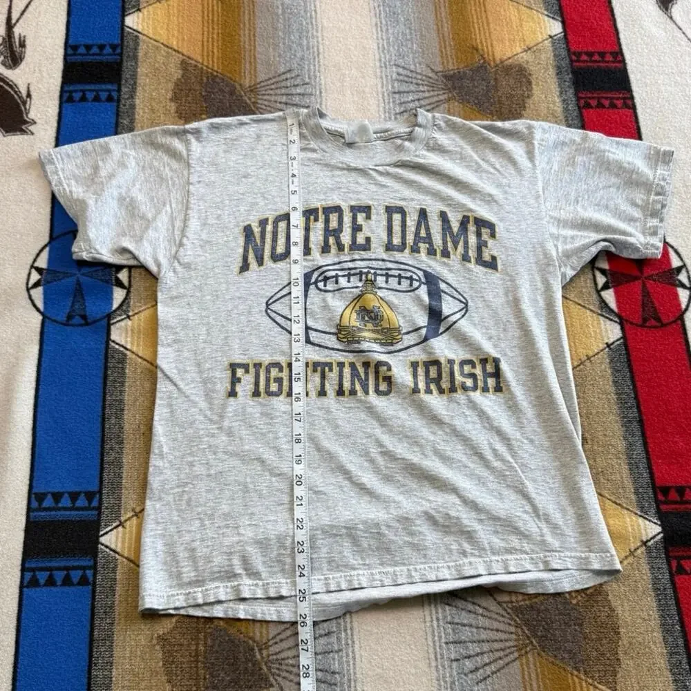 Vintage 90s Men’s Notre Dame Fighting Irish Football Champion T-Shirt Large - Picture 9 of 9